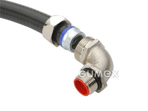 Verbinder NORTIGHT CB90 198 M, Größe 1/2", Außengewinde M20x1,5mm, IP67, 90°-Winkel, Messing, 